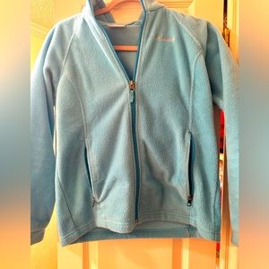 Columbia jacket /youth large (14-15) / light blue/ COLLAR NO HOOD
